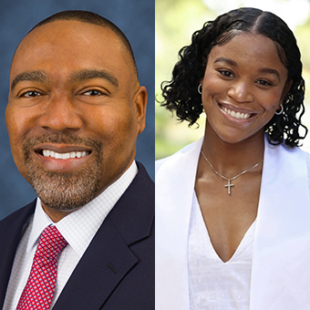 Adrian Parker, FACHE and Khadija Moody